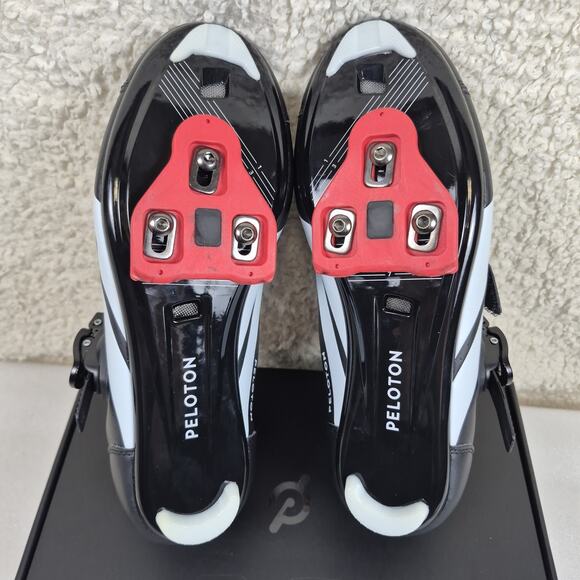 PELOTON Cycling Bike Shoes Size 40 EU Womens 9 Black PL-SH-02 w/Cleats Mens 7 - Picture 6 of 7
